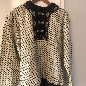 Vintage Bergens Norway Nordic Wool Sweater